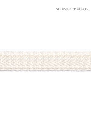 Watermill Gimp Snow SCT32860001 by Scalamandre Designer Trim HAMPTONS TRIMMINGS 98% ACRYLIC 2% POLYESTER CHINA LIGHT DUTY Horizontal: and Vertical: 0.63 - Swanky Fabrics -