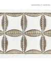 Fiori Embroidered Tape Platinum SCT32880001 by Scalamandre Designer Trim