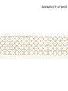 Seville Embroidered Tape Ivory SCT32890001 by Scalamandre Designer Trim