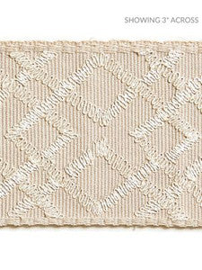 Lattice Tape Linen SCT32950001 by Scalamandre Designer Trim