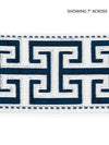 Luxor Velvet Tape Porcelain SCT33040001 by Scalamandre Designer Trim