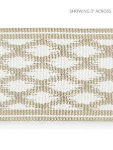 Patara Ikat Tape Linen SCT33070001 by Scalamandre Designer Trim