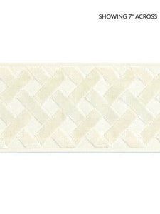 Parquet Velvet Tape Bechamel SCT33260001 by Scalamandre Designer Trim