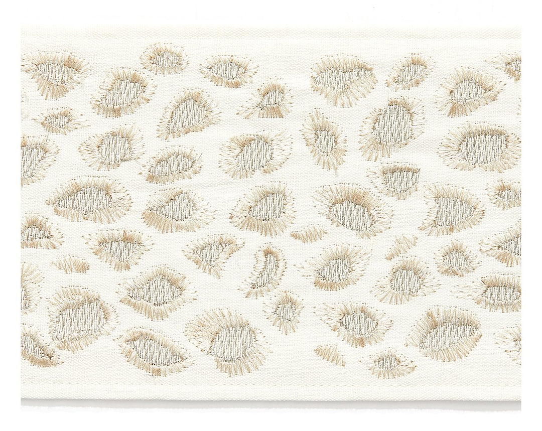 Catwalk Embroidered Tape Pearl SCT33340001 by Scalamandre Designer Trim
