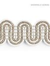 Serpentine Braid Linen SCV12460001 by Scalamandre Designer Trim