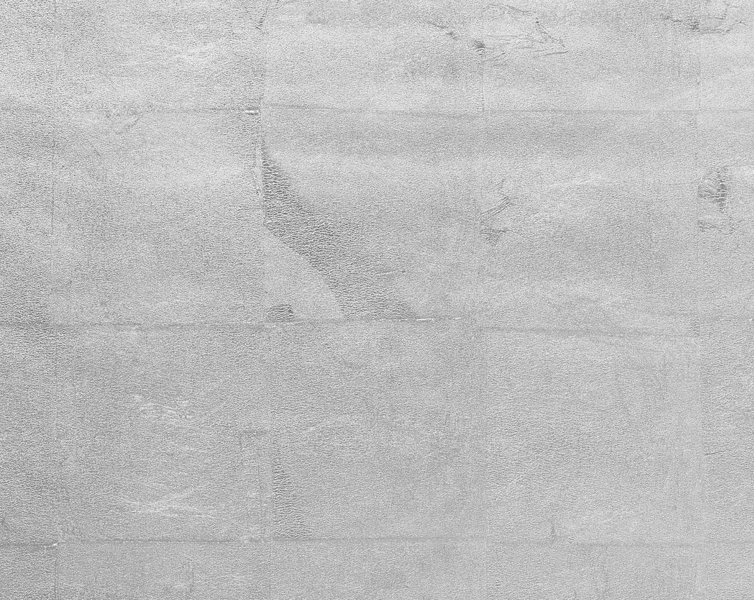 Silver Leaf Silver Metal SCWP883350001 by Scalamandre Designer Wallpaper