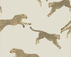 Leaping Cheetah Dune SCWP88449D0001 by Scalamandre Designer Wallpaper
