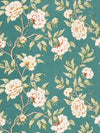 Peonia Linen Print Emerald Isle SC166160002 by Scalamandre Designer Fabric