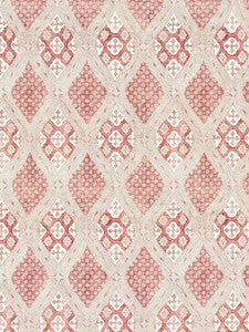Farrah Print Coral Spice SC166260002 by Scalamandre Designer Fabric