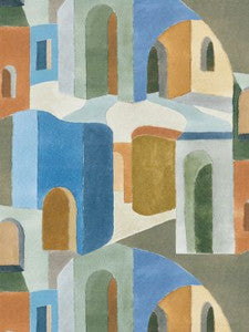 Riad Cotton Print Earth SC166370002 by Scalamandre Designer Fabric