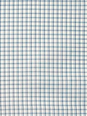 Astor Check Indigo SC269830002 by Scalamandre Designer Fabric BELLE JARDIN 50% SILK 50% COTTON INDIA LIGHT DUTY Horizontal: .125" and Vertical: .125" 55 - Swanky Fabrics -