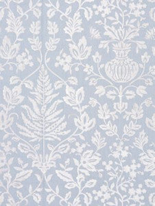 Shalimar Embroidery Sky SC270320002 by Scalamandre Designer Fabric