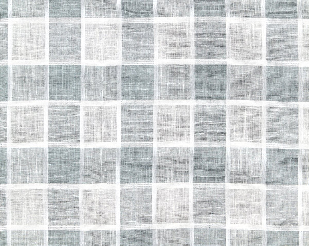 Wainscott Check Sheer Haze SC270430002 by Scalamandre Designer Fabric