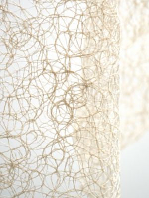 Modern Lace Champagne SC271460002 by Scalamandre Designer Fabric MODERN LUXURY 100% POLYESTER ITALY LIGHT DUTY Horizontal: 4" and Vertical: 4.25" 116 - Swanky Fabrics -