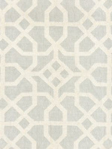 Linen Lattice Mineral & Greige SC271490002 by Scalamandre Designer Fabric