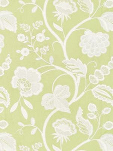 Kensington Embroidery Celery SC271510002 by Scalamandre Designer Fabric