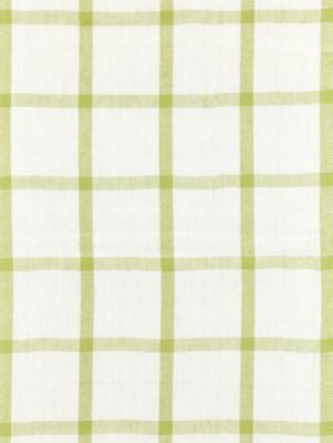 Wilton Linen Check Green Tea SC271520002 by Scalamandre Designer Fabric CHATHAM STRIPES & PLAIDS 100% LINEN INDIA MEDIUM DUTY Horizontal: 5.25" and Vertical: 4.5" 53 - Swanky Fabrics -