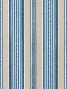Cyrus Cotton Stripe Chambray SC271800002 by Scalamandre Designer Fabric