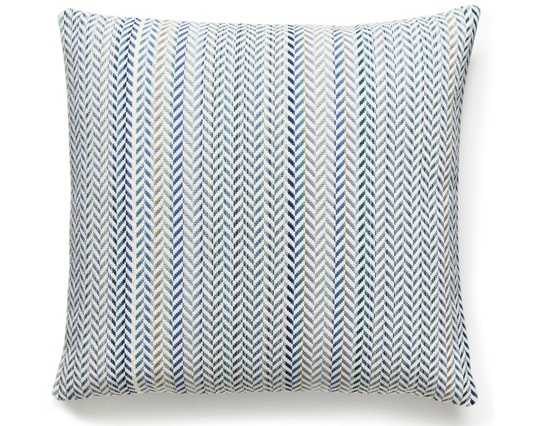 Arrow Stripe Pillow 22 X 22 - Fountaie SCARROPILL0002 by Scalamandre Designer Pillow