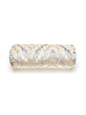 Ankara Pillow 21 X 7 - Cloud SCBANKAPILL0002 by Scalamandre Designer Pillows 20% VISCOSE, 49% RAYON / 31% COTTON / Horizontal: and Vertical: 0 - Swanky Fabrics -
