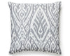 Borneo Ikat Outdoor Pillow 22 X 22 - Smoke SCBORNPILL0002 by Scalamandre Designer Pillow