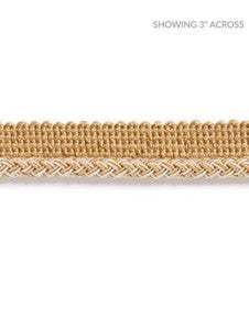 Georgica Braided Cord Camel SCC3030002 by Scalamandre Designer Trim