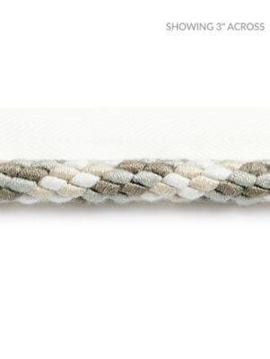 Obi Cord Sandbar SCC3170002 by Scalamandre Designer Trim PACIFICA 51% COTTON 40% FIBRANNE 9% POLYESTER CHINA MEDIUM DUTY Horizontal: 1.5" and Vertical: 0" 0.5 - Swanky Fabrics -