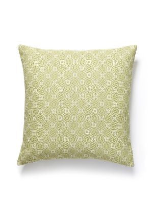 Cape May Outdoor Pillow 22 X 22 - Key Lime SCCAPEPILL0002 by Scalamandre Designer Pillows 100% UV POLYESTER (34% POST CONSUMER) U.S.A. HEAVY DUTY Horizontal: and Vertical: 0 - Swanky Fabrics -