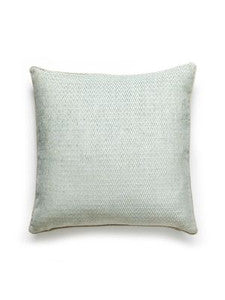 Cortona Chenille Pillow 22 X 22 - Mineral SCCORTNPILL0002 by Scalamandre Designer Pillows