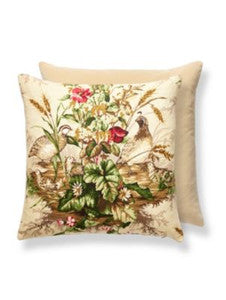 Edwin'S Covey Pillow 22 X 22 - Multi On Sisal SCEDWINPILL0002 by Scalamandre Designer Pillows