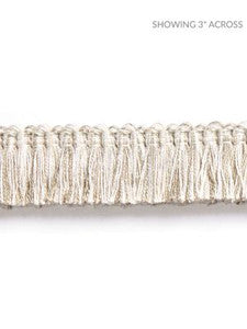 Gardiner Brush Fringe Linen SCFC14940002 by Scalamandre Designer Trim