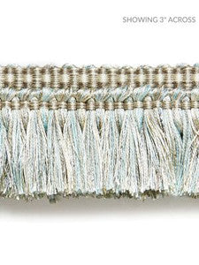 Shimmer Brush Fringe Mineral SCFC14950002 by Scalamandre Designer Trim