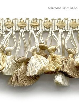 Moulin Toasts SCFT13320002 by Scalamandre Designer Trim 100% SILK CHINA LIGHT DUTY Horizontal: and Vertical: 2.5 - Swanky Fabrics -