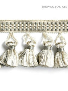 Plaza Tassel Fringe Heron SCFT15050002 by Scalamandre Designer Trim