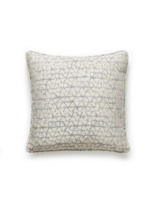 Kanoko Pillow 22 X 22 - Mineral SCKANOPILL0002 by Scalamandre Designer Pillows