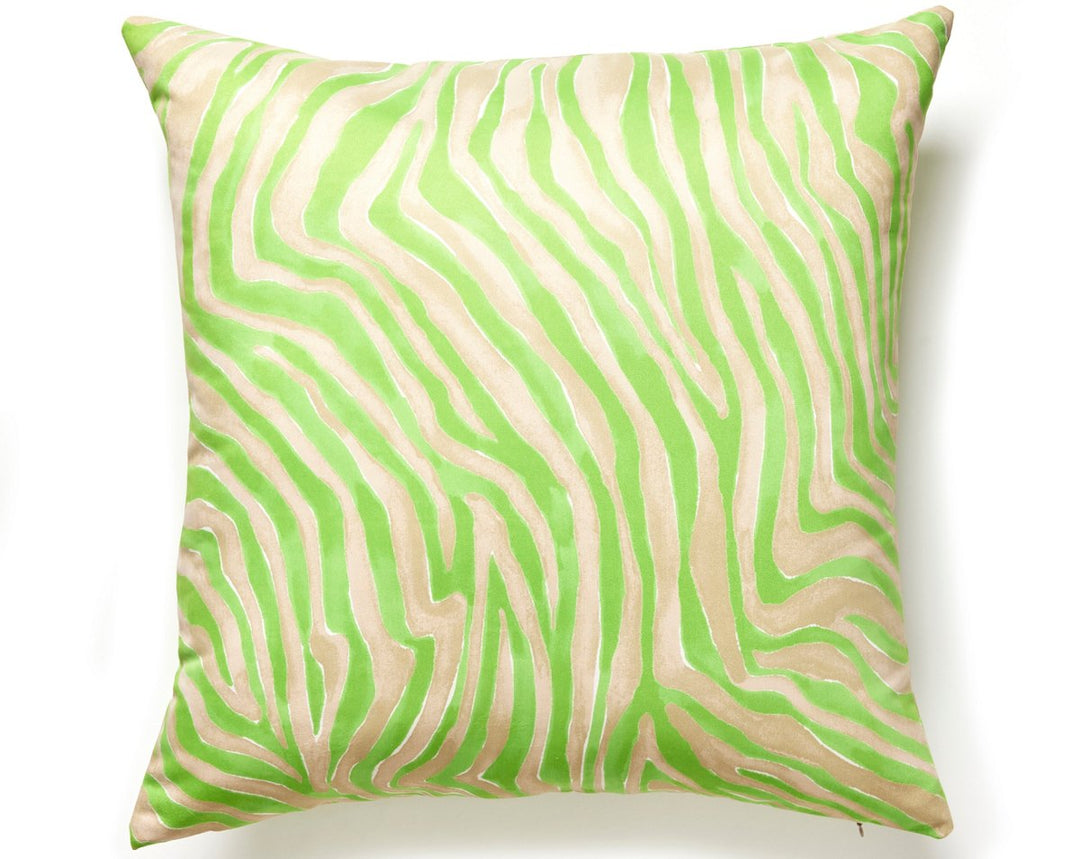 Kenya Faux Suede Pillow 22 X 22 - Key Lime SCKENYPILL0002 by Scalamandre Designer Pillow