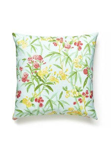 Lanai Outdoor Pillow 22 X 22 - Passion Fruit SCLANAIPILL0002 by Scalamandre Designer Pillows