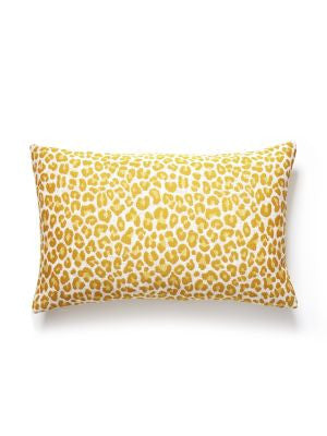 Backyard Bengal Outdoor Pillow 14 X 22 - Tangerine SCLBENGPILL0002 by Scalamandre Designer Pillows 100% UV POLYESTER U.S.A. HEAVY DUTY Horizontal: and Vertical: 0 - Swanky Fabrics -