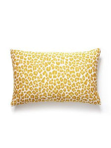 Backyard Bengal Outdoor Pillow 14 X 22 - Tangerine SCLBENGPILL0002 by Scalamandre Designer Pillows