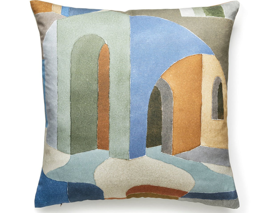 Riad Pillow 22 X 22 - Earth SCRIADPILL0002 by Scalamandre Designer Pillow
