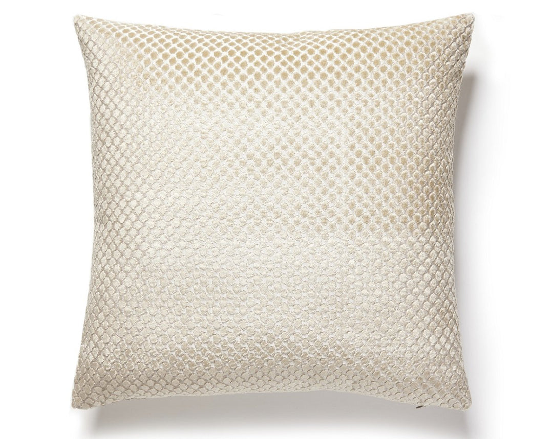 Etosha Velvet Pillow 22 X 22 - Sand SCSDDK270220002 by Scalamandre Designer Pillow