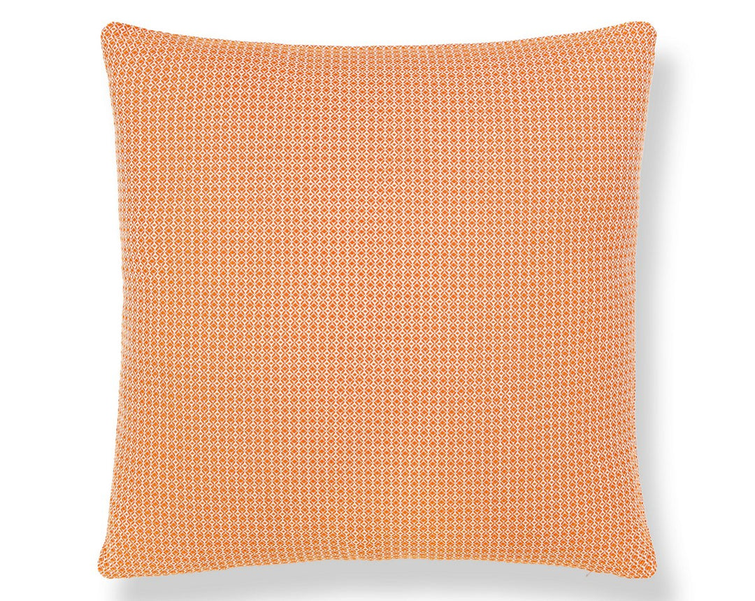 Bird'S Eye Outdoor Pillow 22 X 22 - Mango SCSDDK270680002 by Scalamandre Designer Pillow