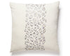 Catwalk Embroidery Pillow 22 X 22 - Looking Glass SCSDDK272550002 by Scalamandre Designer Pillow
