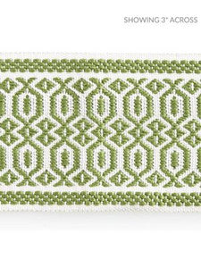 Tulum Diamond Tape Palm SCT33120002 by Scalamandre Designer Trim