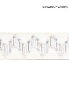 Sayuri Embroidered Tape Cloud SCT33240002 by Scalamandre Designer Trim