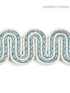 Serpentine Braid Caribe SCV12460002 by Scalamandre Designer Trim