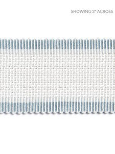 Odeon Shimmer Braid Blue Ice SCV12490002 by Scalamandre Designer Trim