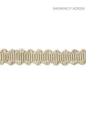 Lyric Cream SCV9420002 by Scalamandre Designer Trim 100% SILK CHINA LIGHT DUTY Horizontal: and Vertical: 0.5 - Swanky Fabrics -