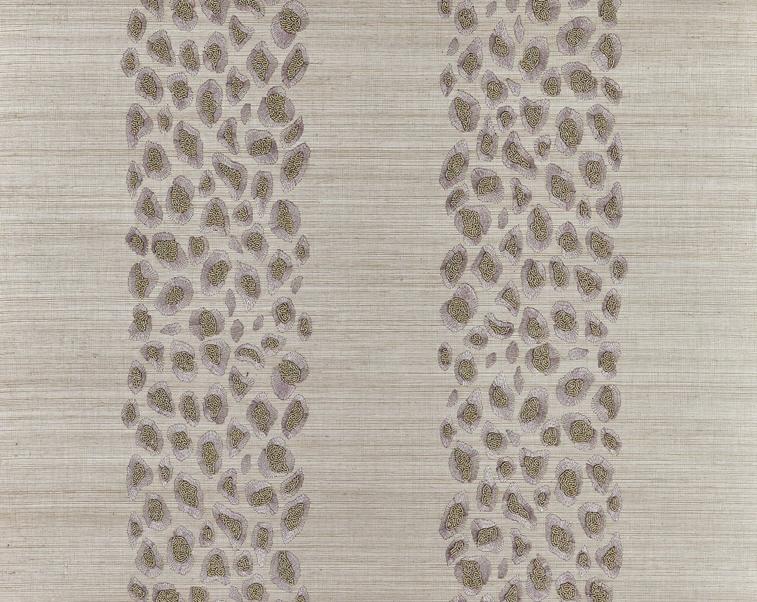 Catwalk Embellished Grasscloth Looking Glass SCWP884460002 by Scalamandre Designer Wallpaper