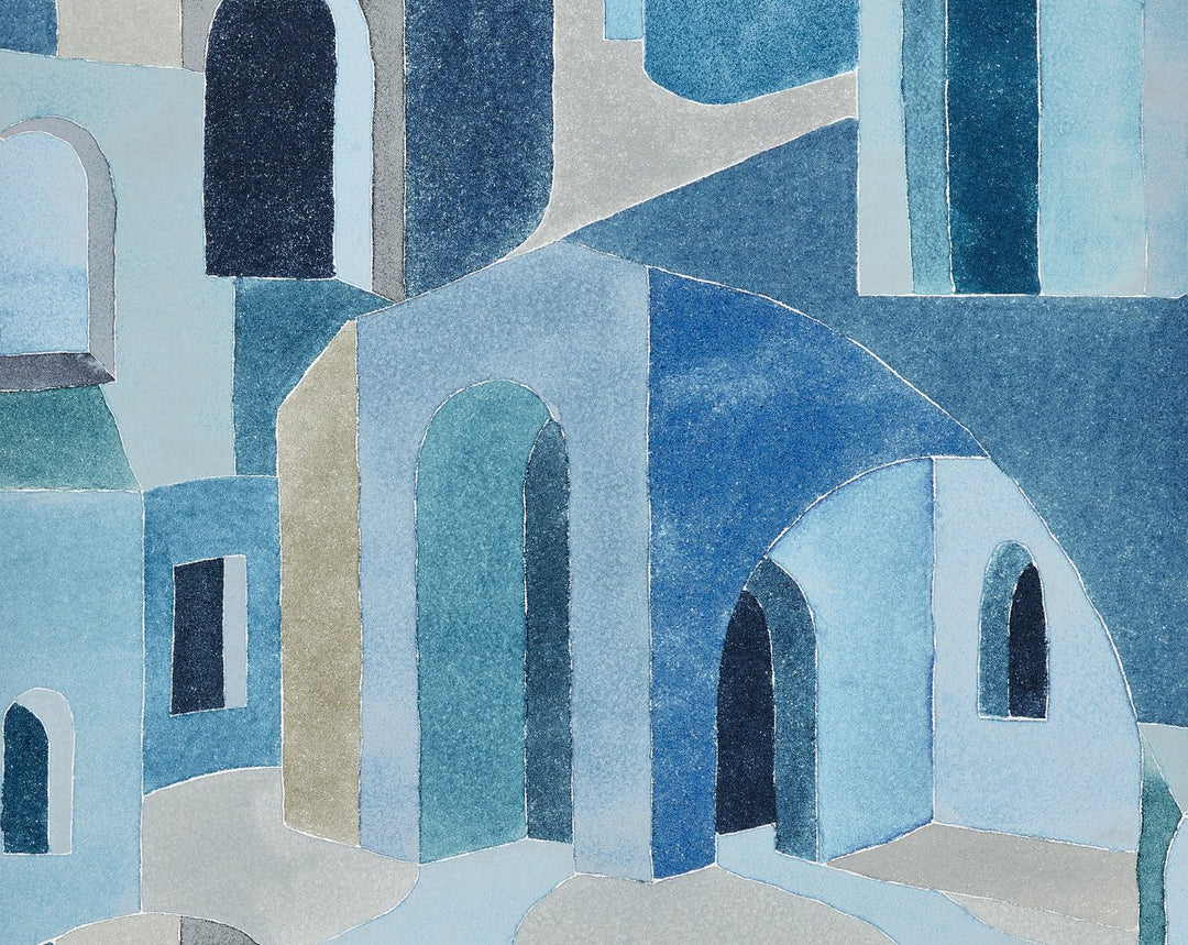 Riad Mediterranean SCWP885080002 by Scalamandre Designer Wallpaper